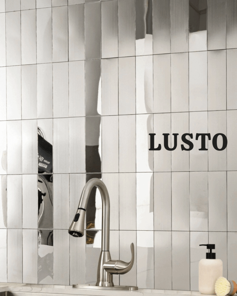 โมเสค TIMELESS TILES รุ่น LUSTO 39.6X14.5 ซม. สี SILVER ผิวด้าน สเตนเลสแฮร์ไลน์_5